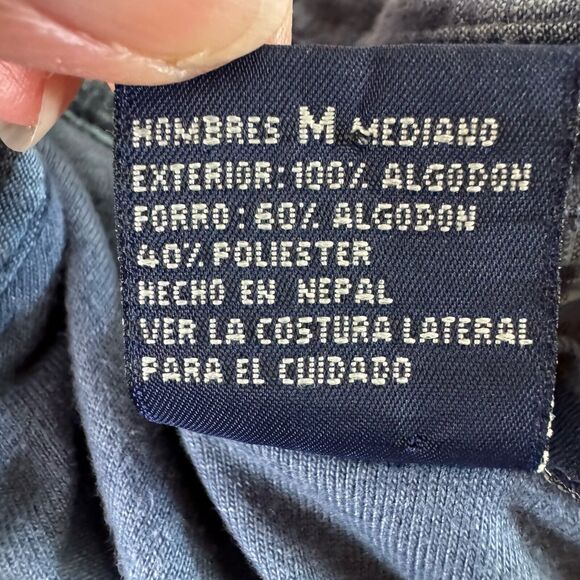 Faded Glory Mens Blue Lined Plaid Long Sleeve Cotton Flannel Shirt Size Medium - Picture 13 of 16